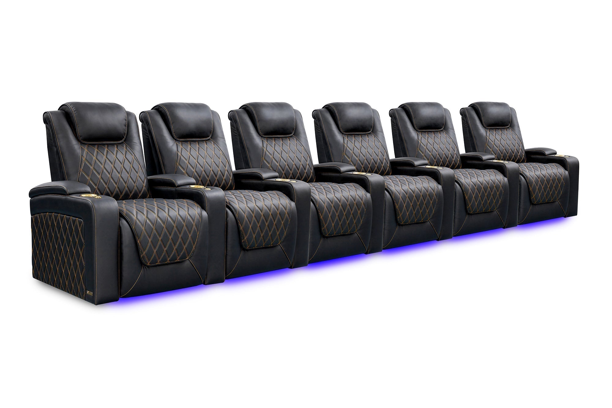 Valencia Oslo Ultimate 20K Italian Semi-Aniline Leather Theater Seating