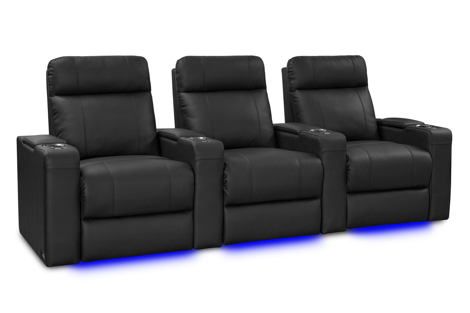 Valencia Piacenza Luxury Italian Semi-Aniline Leather Home Theater Seating