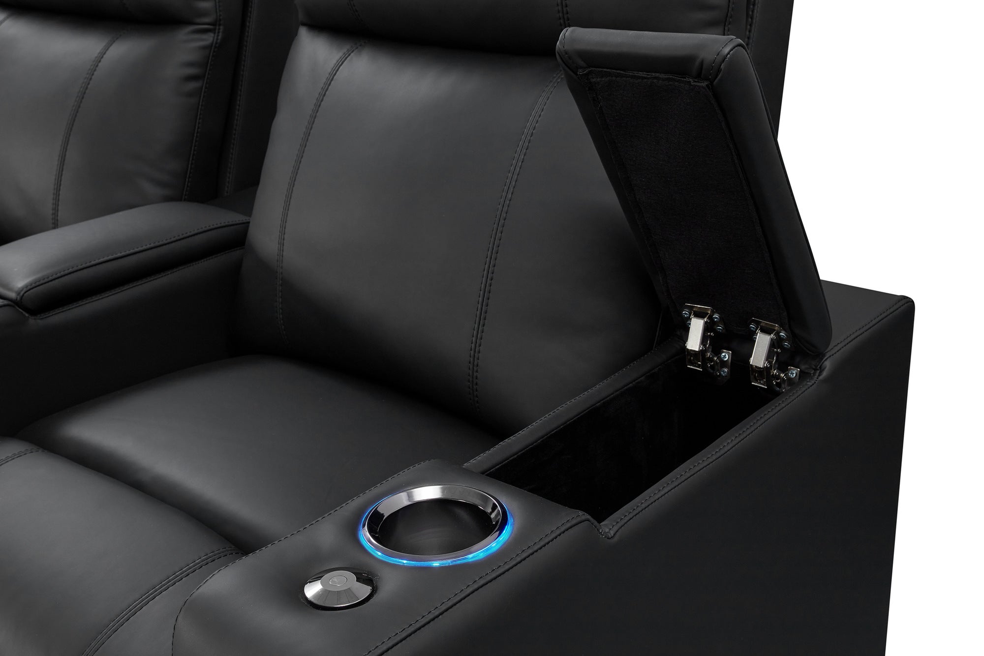 Valencia Piacenza Luxury Italian Semi-Aniline Leather Home Theater Seating