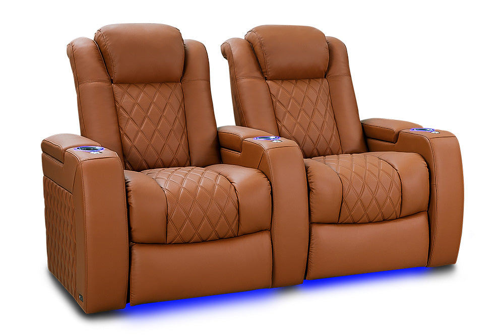 Valencia Tuscany Ultimate 20K Italian Semi-Aniline Leather Theater Seating