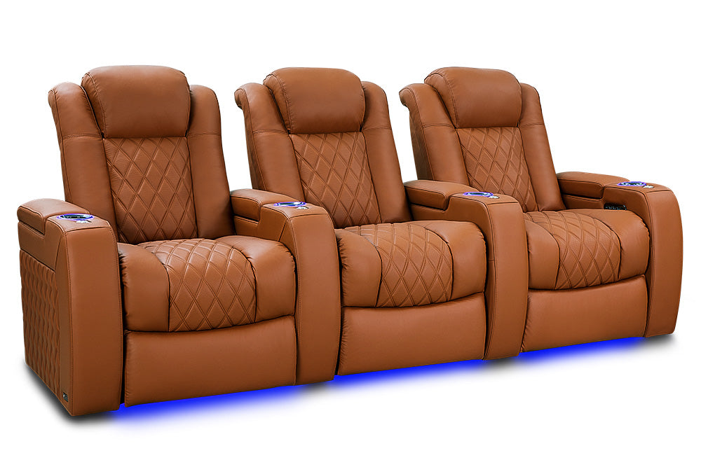 Valencia Tuscany Ultimate 20K Italian Semi-Aniline Leather Theater Seating