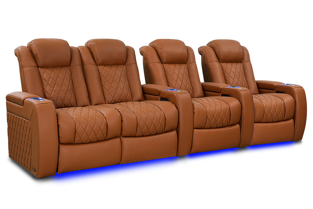Valencia Tuscany Ultimate 20K Italian Semi-Aniline Leather Theater Seating