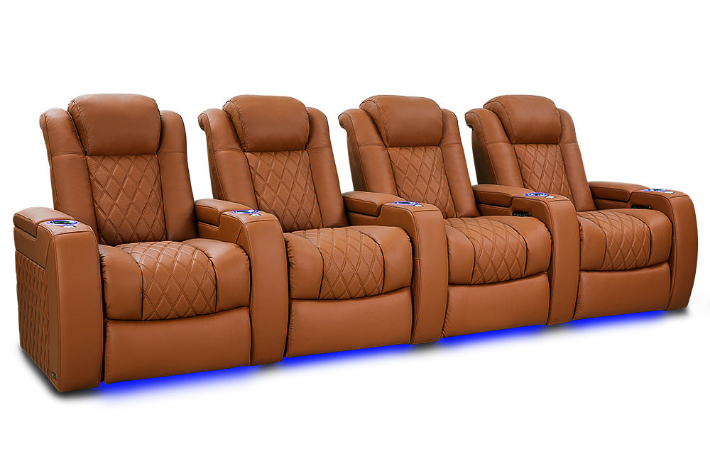 Valencia Tuscany Ultimate 20K Italian Semi-Aniline Leather Theater Seating