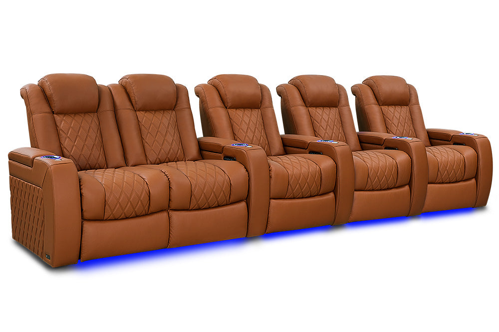 Valencia Tuscany Ultimate 20K Italian Semi-Aniline Leather Theater Seating