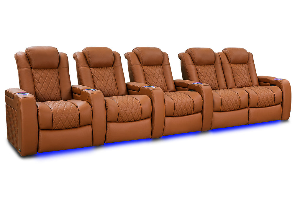 Valencia Tuscany Ultimate 20K Italian Semi-Aniline Leather Theater Seating