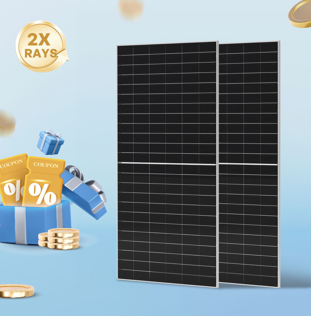 Renogy 590W N-Type Bifacial Solar Panel (2-Pack)
