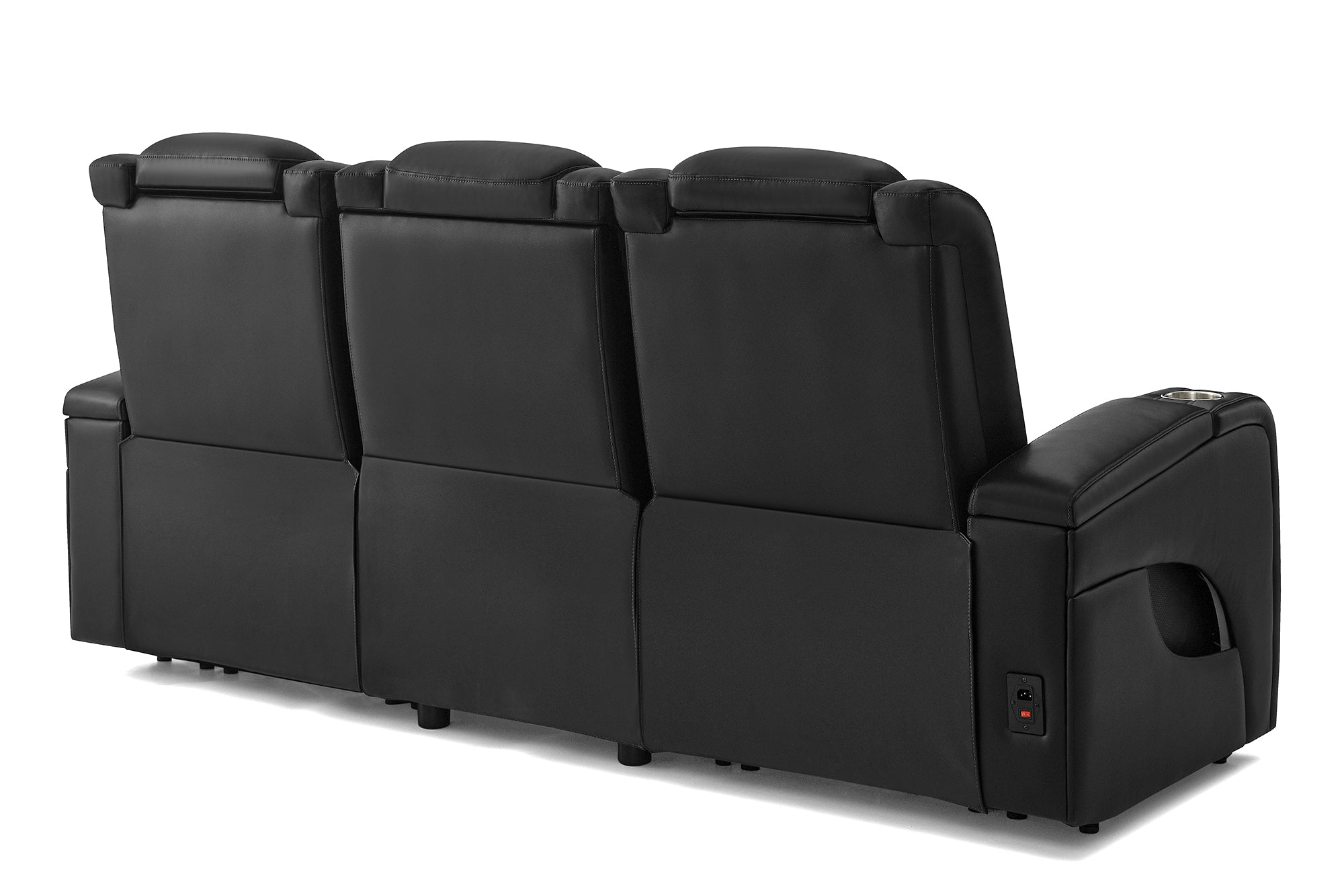 Valencia Cyber Intelligent – Italian Leather Home Theater Console with Immersive Sound, Heat & Massage