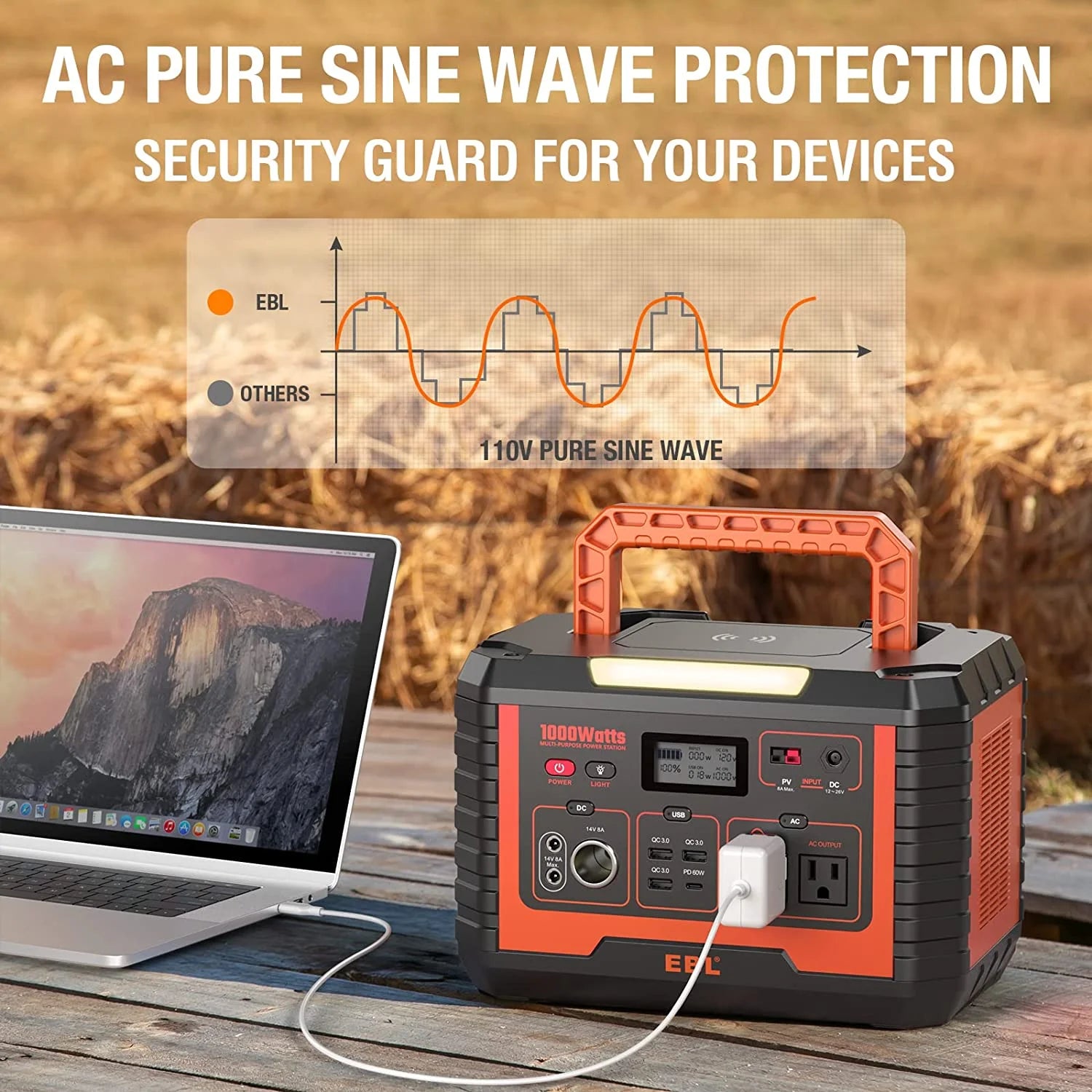 BEYGO 1000W Continuous Portable Power Station