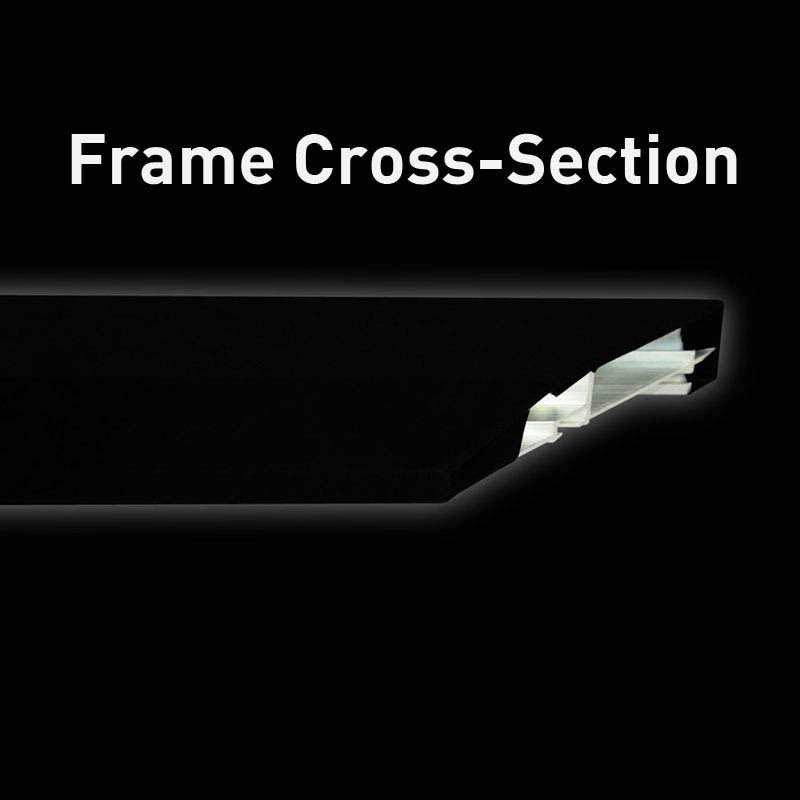 EluneVision 115" Reference Studio 4K Fixed Frame 1.0 Gain Projector Screen