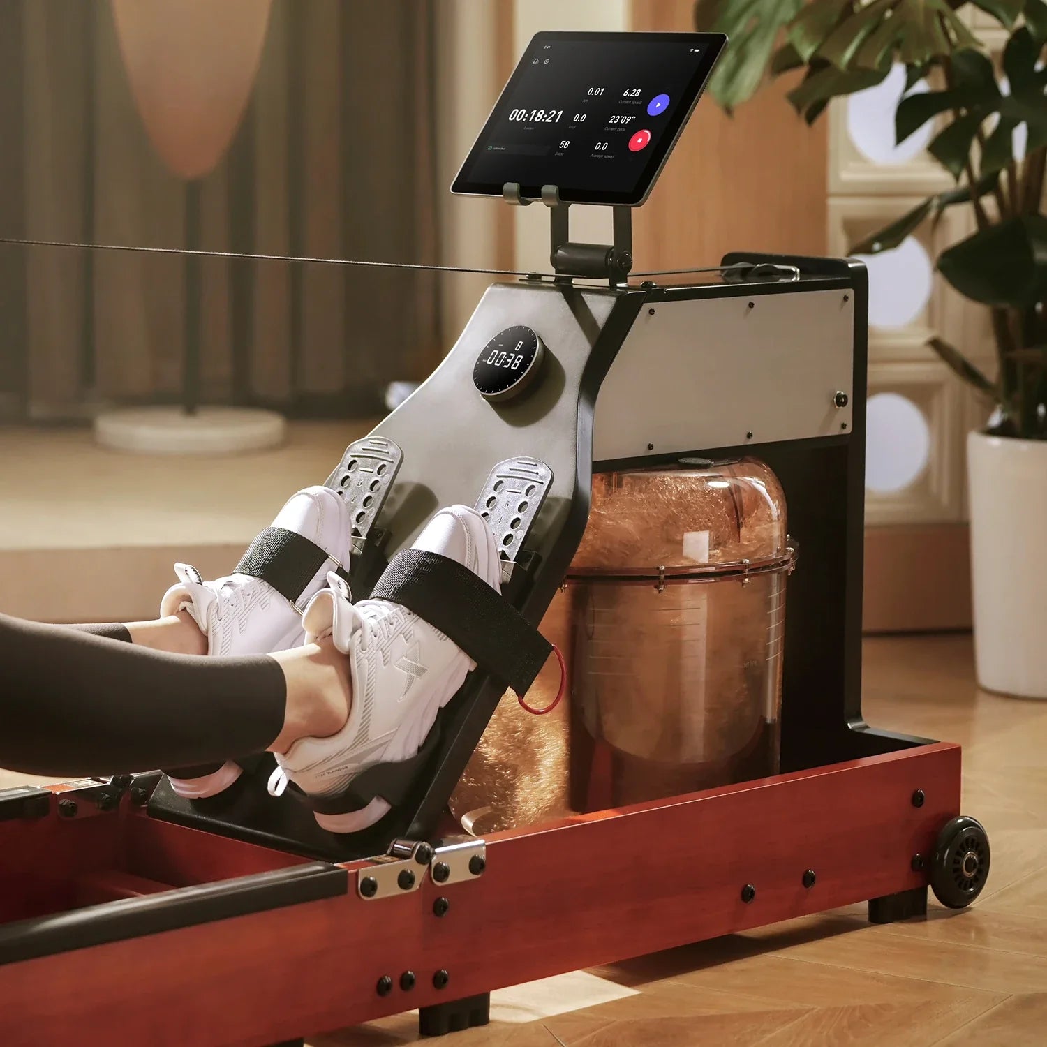 WM10 Tri-fold Water Rowing Machine