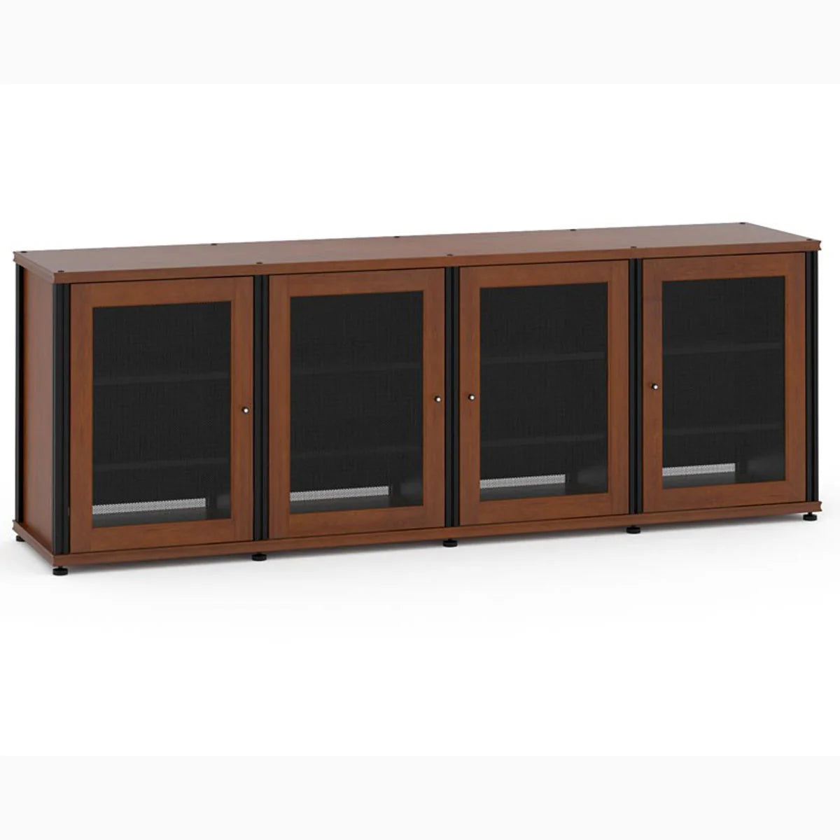 Salamander Designs Synergy Model 347 A/V Cabinet – Cherry with Black Posts